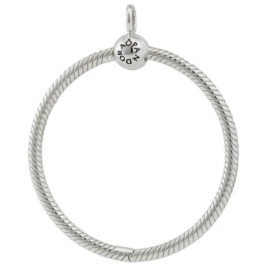 Necklaces Original Pandora Moments Large O Pendant In Sterling Silver JMS always Necklaces Original Pandora Moments Large O Pendant In Sterling Silver JMS always
