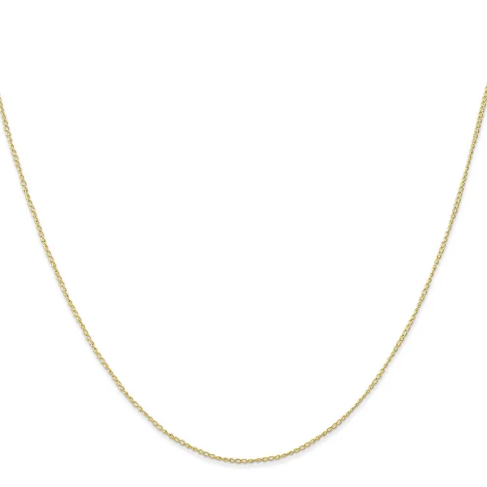 Necklaces QGold 10K Yellow Gold 5mm Carded Curb Chain Necklace Necklaces QGold 10K Yellow Gold 5mm Carded Curb Chain Necklace