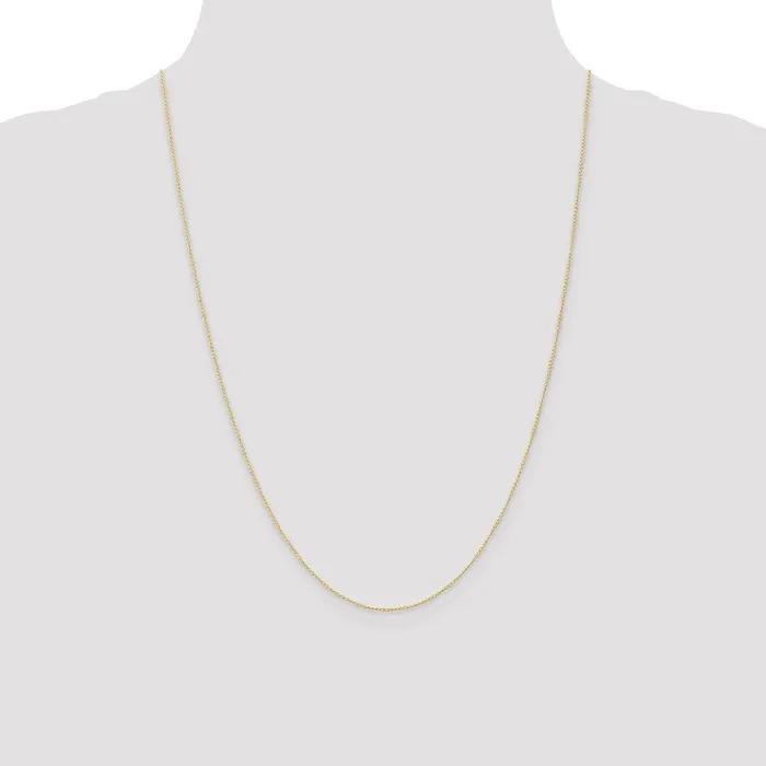 Necklaces QGold 10K Yellow Gold 5mm Carded Curb Chain Necklace Necklaces QGold 10K Yellow Gold 5mm Carded Curb Chain Necklace