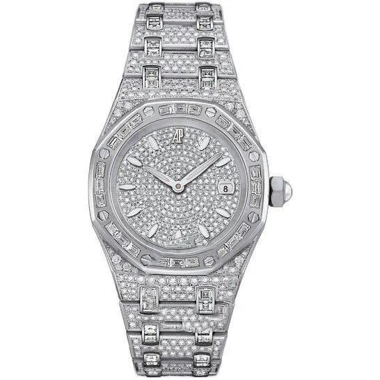 Original Audemars Piguet Royal Oak Diamond Pave White Gold Ladies Watch 67604BCZZ1211BC01 JMS always Watches Original Audemars Piguet Royal Oak Diamond Pave White Gold Ladies Watch 67604BCZZ1211BC01 JMS always Watches