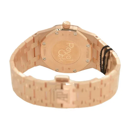 Original Audemars Piguet Royal Oak Silver Dial 18kt Rose Gold Ladies Watch 67651ORZZ1261OR01 JMS always Earrings Original Audemars Piguet Royal Oak Silver Dial 18kt Rose Gold Ladies Watch 67651ORZZ1261OR01 JMS always Earrings