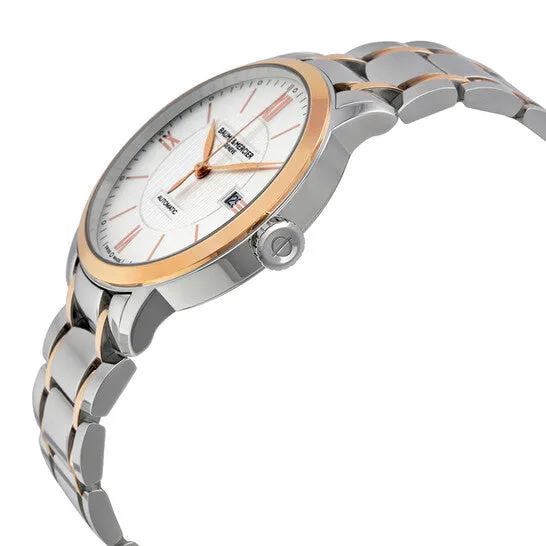 Original Baume et Mercier Classima Automatic Stainless Steel and 18kt Rose Gold Mens Watch 10217 JMS always Earrings Original Baume et Mercier Classima Automatic Stainless Steel and 18kt Rose Gold Mens Watch 10217 JMS always Earrings