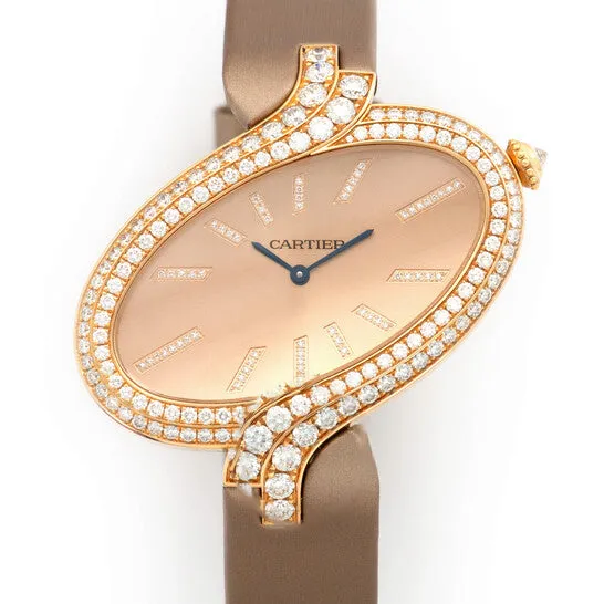 Original Cartier Delices Brushed Pink Gold Dial Ladies Watch WG800020 JMS always Watches Original Cartier Delices Brushed Pink Gold Dial Ladies Watch WG800020 JMS always Watches