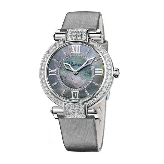 Original Chopard Imperiale 18k White Gold Case Diamond Bezel Mother of Pearl Dial Ladies Watch 3842421006 JMS always Watches Original Chopard Imperiale 18k White Gold Case Diamond Bezel Mother of Pearl Dial Ladies Watch 3842421006 JMS always Watches