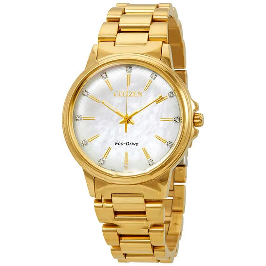 Original Citizen Chandler Diamond White Mother of Pearl Dial Ladies Watch FE703251D JMS always Watches Original Citizen Chandler Diamond White Mother of Pearl Dial Ladies Watch FE703251D JMS always Watches
