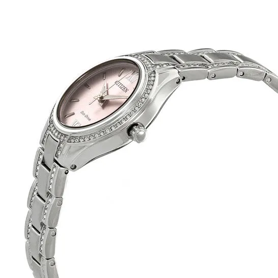 Original Citizen Crystal Pink Dial Ladies Watch FE123051X JMS always Watches Original Citizen Crystal Pink Dial Ladies Watch FE123051X JMS always Watches