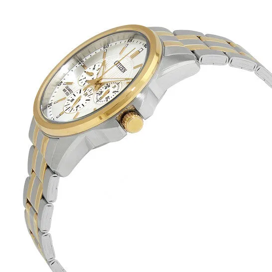 Original Citizen Quartz Silver Dial Twotone Mens Watch AG834651A JMS always Rings Original Citizen Quartz Silver Dial Twotone Mens Watch AG834651A JMS always Rings