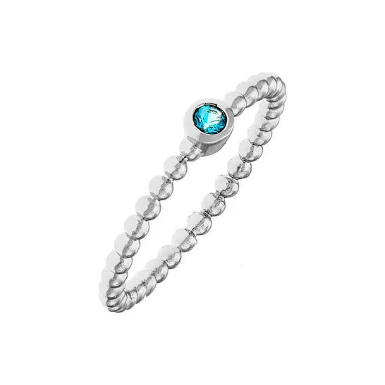 Original Elegant Confetti Womens 18K White Gold Plated Blue CZ Simulated Diamond Stackable Ring JMS always Rings Original Elegant Confetti Womens 18K White Gold Plated Blue CZ Simulated Diamond Stackable Ring JMS always Rings