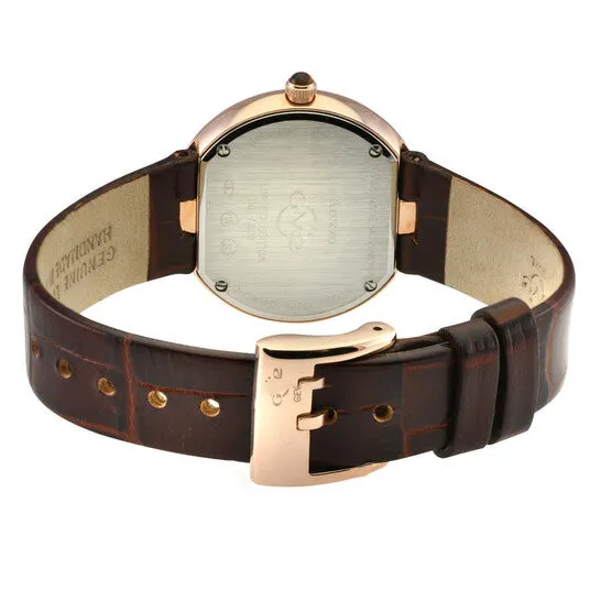 Original GV2 by Gevril Arezzo Quartz Diamond Brown Dial Ladies Watch 13304 JMS always Watches Original GV2 by Gevril Arezzo Quartz Diamond Brown Dial Ladies Watch 13304 JMS always Watches