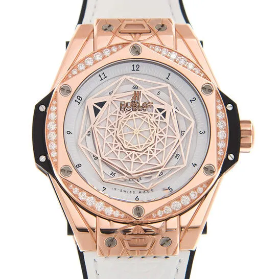 Original Hublot Big Bang Sang Bleu Automatic White Dial Ladies Watch 465OS2028VR1204MXM19 JMS always Watches Original Hublot Big Bang Sang Bleu Automatic White Dial Ladies Watch 465OS2028VR1204MXM19 JMS always Watches