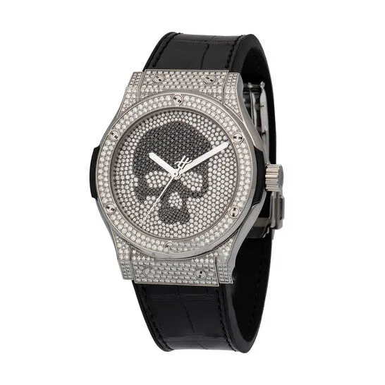 Original Hublot Titanium Skull Full Pave Watch 542NX9000LR1704SKULL JMS always Watches Original Hublot Titanium Skull Full Pave Watch 542NX9000LR1704SKULL JMS always Watches