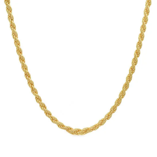 Original Kylie Harper ThickHeavy Mens Italian 14k Gold Over Silver Rope Chain 2230 JMS always Rings Original Kylie Harper ThickHeavy Mens Italian 14k Gold Over Silver Rope Chain 2230 JMS always Rings