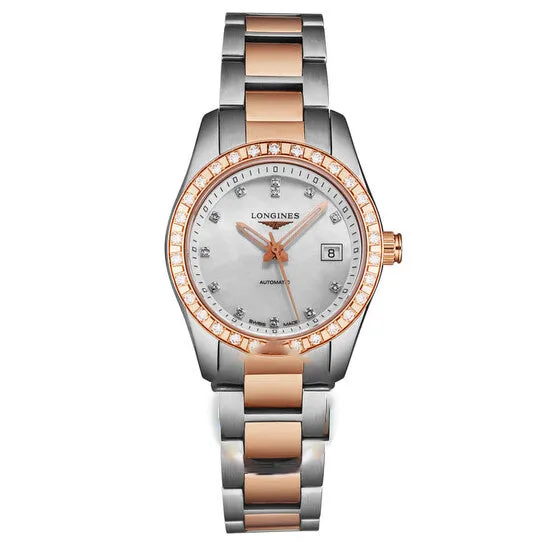 Original Longines Conquest Classic Automatic Diamond Ladies Watch L22855887 JMS always Watches Original Longines Conquest Classic Automatic Diamond Ladies Watch L22855887 JMS always Watches