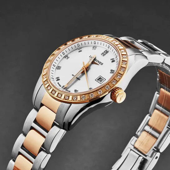 Original Longines Conquest Classic Automatic Diamond Ladies Watch L22855887 JMS always Watches Original Longines Conquest Classic Automatic Diamond Ladies Watch L22855887 JMS always Watches