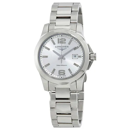 Original Longines Conquest Silver Dial Ladies 2950 mm Watch L33764766 JMS always Watches Original Longines Conquest Silver Dial Ladies 2950 mm Watch L33764766 JMS always Watches