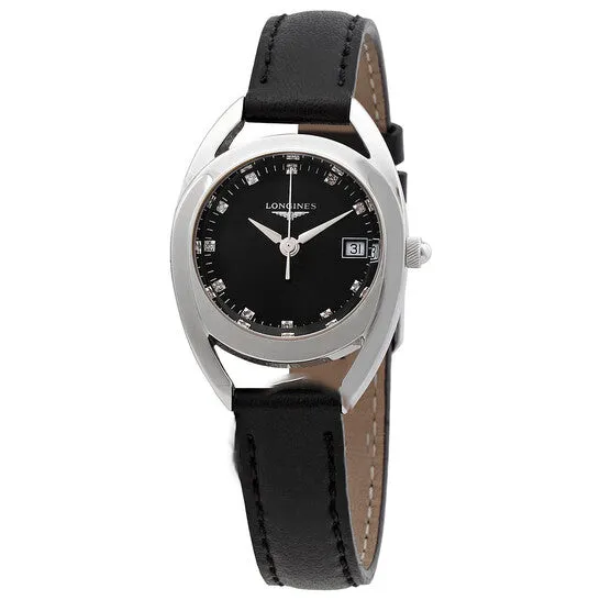 Original Longines Equestrian Quartz Diamond Black Dial Ladies Watch L61364570 JMS always Watches Original Longines Equestrian Quartz Diamond Black Dial Ladies Watch L61364570 JMS always Watches