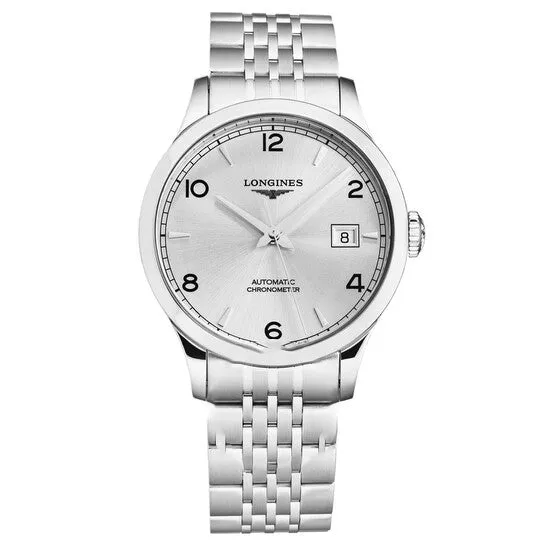 Original Longines Record Automatic Silver Dial Watch L28204766 JMS always Watches
