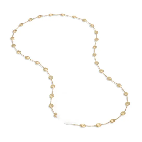 Original Marco Bicego Siviglia Collection 18K Yellow Gold Large Bead Long Necklace JMS always Necklaces Original Marco Bicego Siviglia Collection 18K Yellow Gold Large Bead Long Necklace JMS always Necklaces