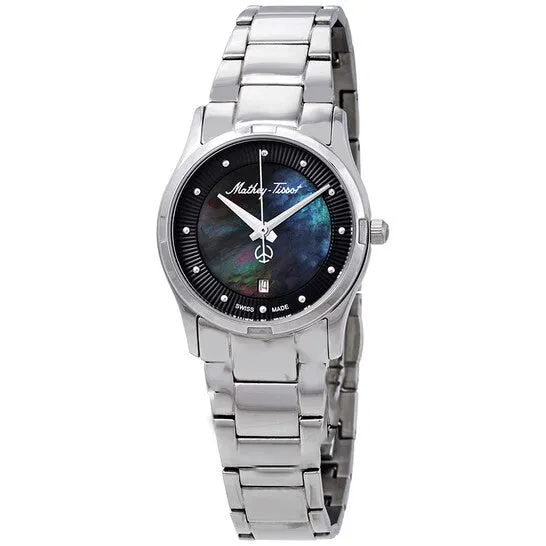 Original MatheyTissot Elisa Black Mother of Peal Dial Ladies Watch D2111AN JMS always Watches Original MatheyTissot Elisa Black Mother of Peal Dial Ladies Watch D2111AN JMS always Watches