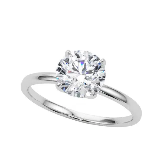 Original Maulijewels 150 Carat Diamond Moissanite Solitaire Engagement Rings For Women In 18K White Gold JMS always PreStyled Sets Original Maulijewels 150 Carat Diamond Moissanite Solitaire Engagement Rings For Women In 18K White Gold JMS always PreStyled Sets