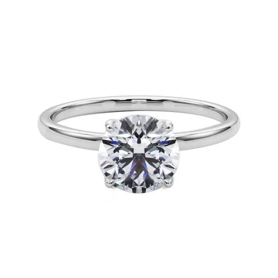 Original Maulijewels 150 Carat Diamond Moissanite Solitaire Engagement Rings For Women In 18K White Gold JMS always PreStyled Sets Original Maulijewels 150 Carat Diamond Moissanite Solitaire Engagement Rings For Women In 18K White Gold JMS always PreStyled Sets