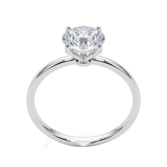 Original Maulijewels 150 Carat Diamond Moissanite Solitaire Engagement Rings For Women In 18K White Gold JMS always PreStyled Sets Original Maulijewels 150 Carat Diamond Moissanite Solitaire Engagement Rings For Women In 18K White Gold JMS always PreStyled Sets