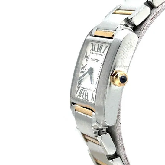 Original Preowned Cartier Tank Silver Grained Dial Ladies Watch W51007Q4 JMS always Watches Original Preowned Cartier Tank Silver Grained Dial Ladies Watch W51007Q4 JMS always Watches
