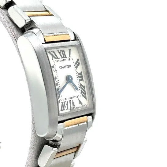 Original Preowned Cartier Tank Silver Grained Dial Ladies Watch W51007Q4 JMS always Watches Original Preowned Cartier Tank Silver Grained Dial Ladies Watch W51007Q4 JMS always Watches