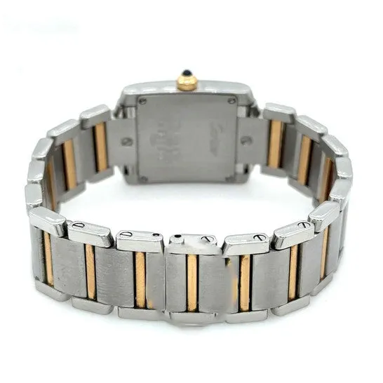 Original Preowned Cartier Tank Silver Grained Dial Ladies Watch W51007Q4 JMS always Watches Original Preowned Cartier Tank Silver Grained Dial Ladies Watch W51007Q4 JMS always Watches
