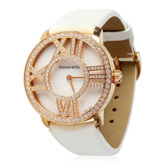 Original Preowned Tiffany Atlas Quartz Diamond White Dial Ladies Watch Z19011030E20A40B JMS always Watches Original Preowned Tiffany Atlas Quartz Diamond White Dial Ladies Watch Z19011030E20A40B JMS always Watches