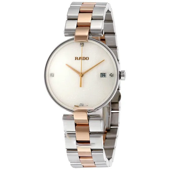 Original Rado Coupole Jubile White Dial Twotone Ladies Watch R22852713 JMS always Rings Original Rado Coupole Jubile White Dial Twotone Ladies Watch R22852713 JMS always Rings