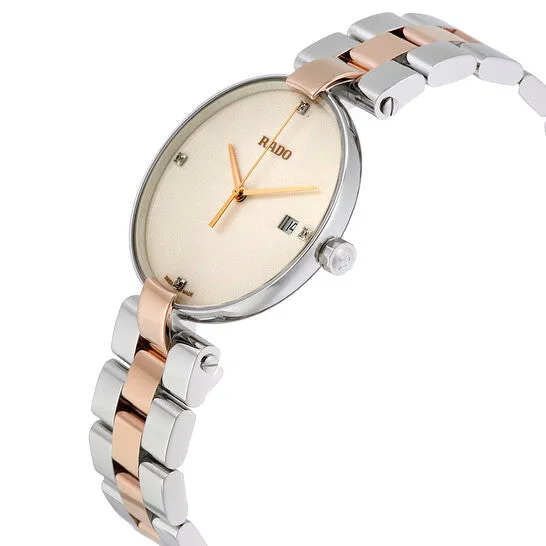 Original Rado Coupole Jubile White Dial Twotone Ladies Watch R22852713 JMS always Rings Original Rado Coupole Jubile White Dial Twotone Ladies Watch R22852713 JMS always Rings