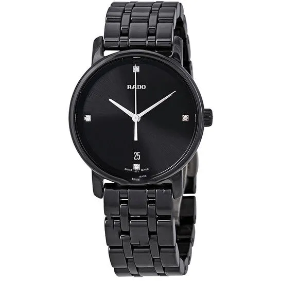 Original Rado DiaMaster Diamond Black Dial Ladies Watch R14063717 JMS always Watches Original Rado DiaMaster Diamond Black Dial Ladies Watch R14063717 JMS always Watches