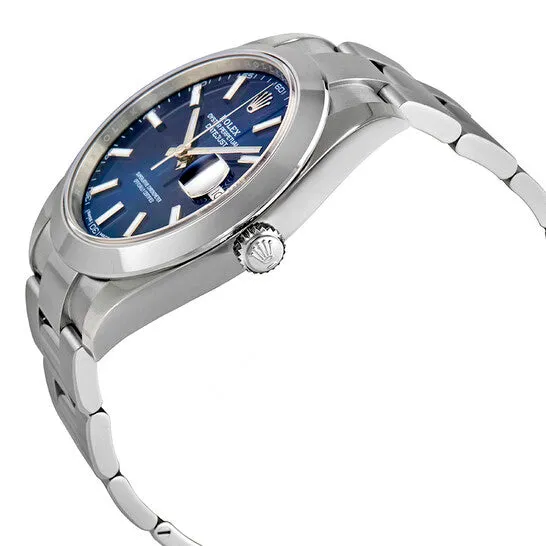 Original Rolex Datejust 41 Blue Dial Stainless Steel Mens Watch 126300BLSO JMS always Bracelets Original Rolex Datejust 41 Blue Dial Stainless Steel Mens Watch 126300BLSO JMS always Bracelets