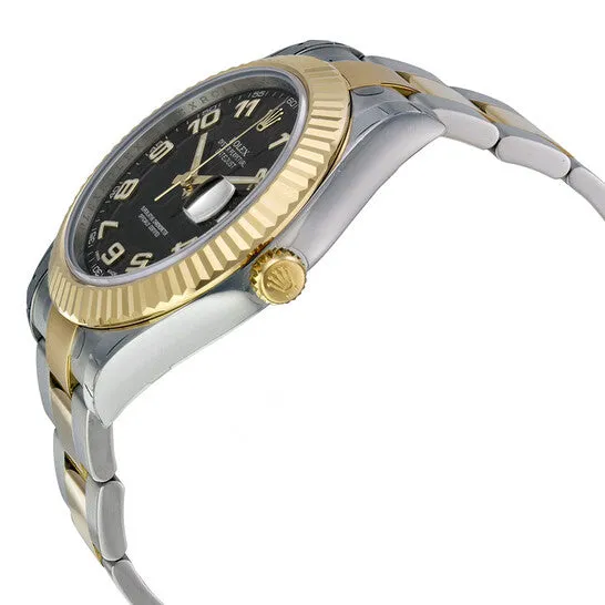 Original Rolex Datejust II Black Dial Stainless steel and 18K Yellow Gold Oyster Bracelet Automatic Mens Watch 116333BKAO JMS always Bracelets Original Rolex Datejust II Black Dial Stainless steel and 18K Yellow Gold Oyster Bracelet Automatic Mens Watch 116333BKAO JMS always Bracelets