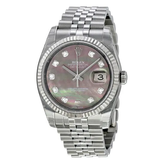 Original Rolex Oyster Perpetual 36 mm Dark Mother of Pearl Dial Stainless Steel Jubilee Bracelet Automatic Mens Watch 116234BKMDJ JMS always Bracelets Original Rolex Oyster Perpetual 36 mm Dark Mother of Pearl Dial Stainless Steel Jubilee Bracelet Automatic Mens Watch 116234BKMDJ JMS always Bracelets