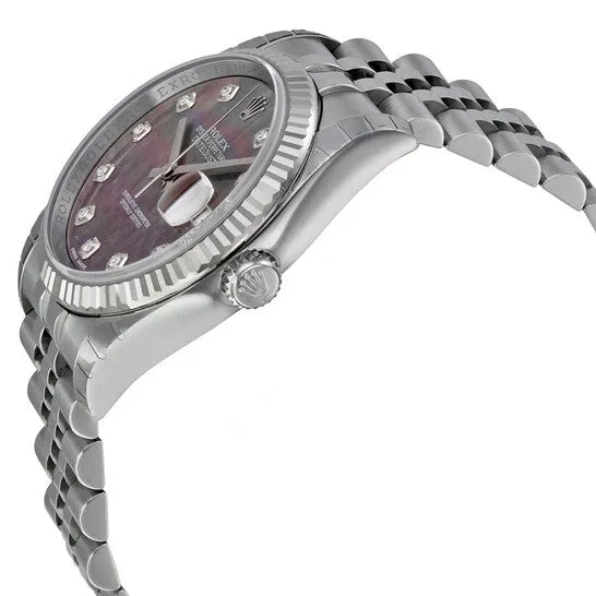 Original Rolex Oyster Perpetual 36 mm Dark Mother of Pearl Dial Stainless Steel Jubilee Bracelet Automatic Mens Watch 116234BKMDJ JMS always Bracelets Original Rolex Oyster Perpetual 36 mm Dark Mother of Pearl Dial Stainless Steel Jubilee Bracelet Automatic Mens Watch 116234BKMDJ JMS always Bracelets