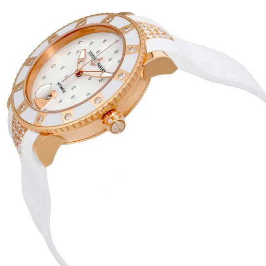 Original Ulysse Nardin Lady Marine Diver Starry Night Mother of Pearl Diamond 18K Rose Gold Automatic Ladies Watch 8106101E3C20 JMS always Necklaces Original Ulysse Nardin Lady Marine Diver Starry Night Mother of Pearl Diamond 18K Rose Gold Automatic Ladies Watch 8106101E3C20 JMS always Necklaces