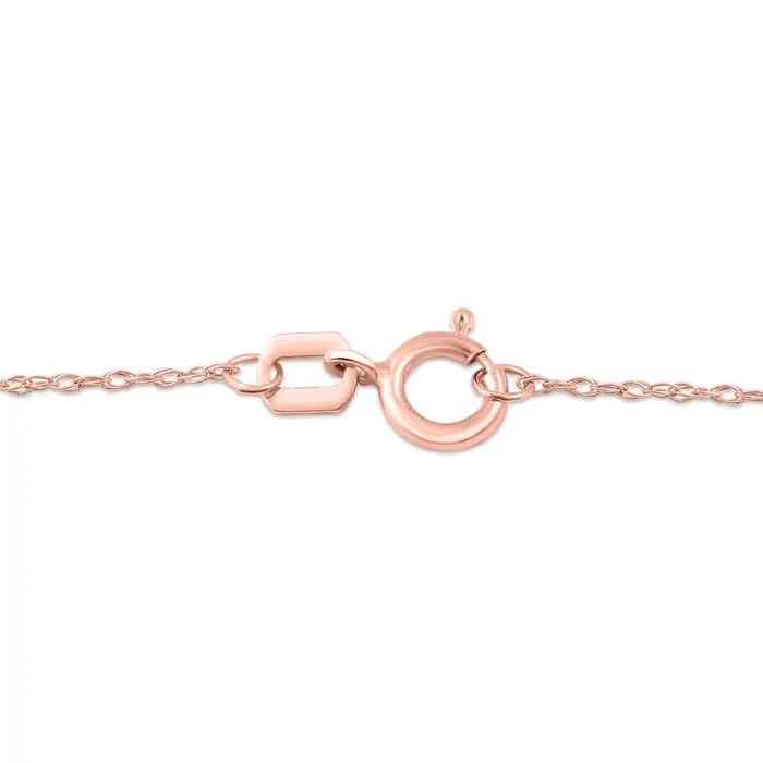 Oval Aquamarine and Natural Diamond Accent Graduated Linear Five Stone Drop Pendant in 10K Rose Gold Goldia Earrings Oval Aquamarine and Natural Diamond Accent Graduated Linear Five Stone Drop Pendant in 10K Rose Gold Goldia Earrings