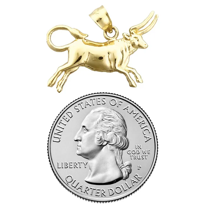 PreStyled Sets Goldia 14K Gold Zodiac Taurus Pendant