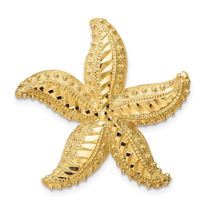 PreStyled Sets Goldia 14k Yellow Gold DC Starfish Slide