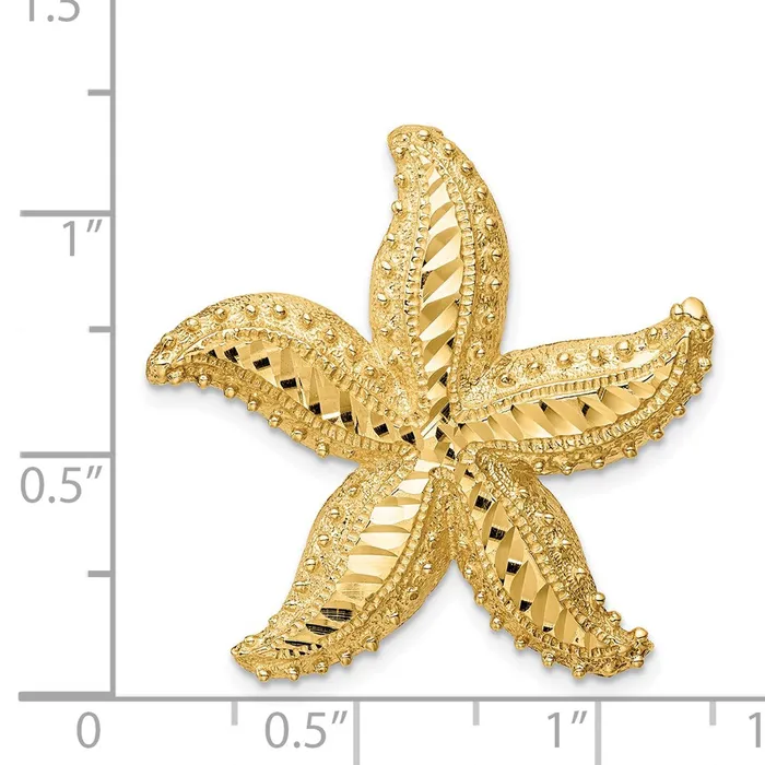 PreStyled Sets Goldia 14k Yellow Gold DC Starfish Slide