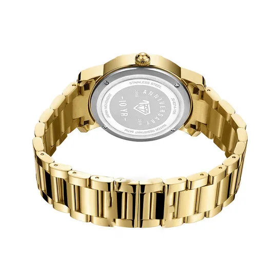 PreStyled Sets JMS always Original JBW 10 YR Anniversary Womens Olympia 020 ctw Diamond 18K Goldplated Watch JB621410B PreStyled Sets JMS always Original JBW 10 YR Anniversary Womens Olympia 020 ctw Diamond 18K Goldplated Watch JB621410B