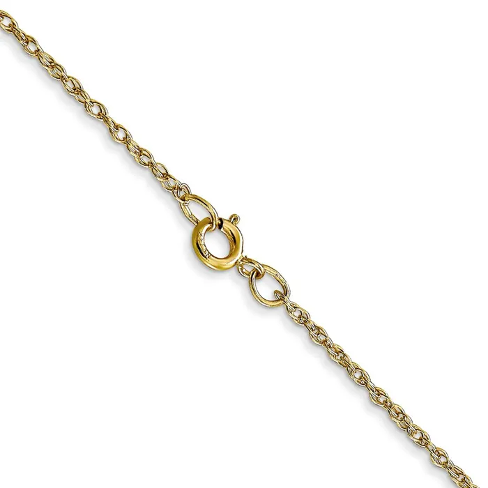 QGold 10K Yellow Gold 95mm Carded Cable Rope Chain Necklace Necklaces QGold 10K Yellow Gold 95mm Carded Cable Rope Chain Necklace Necklaces