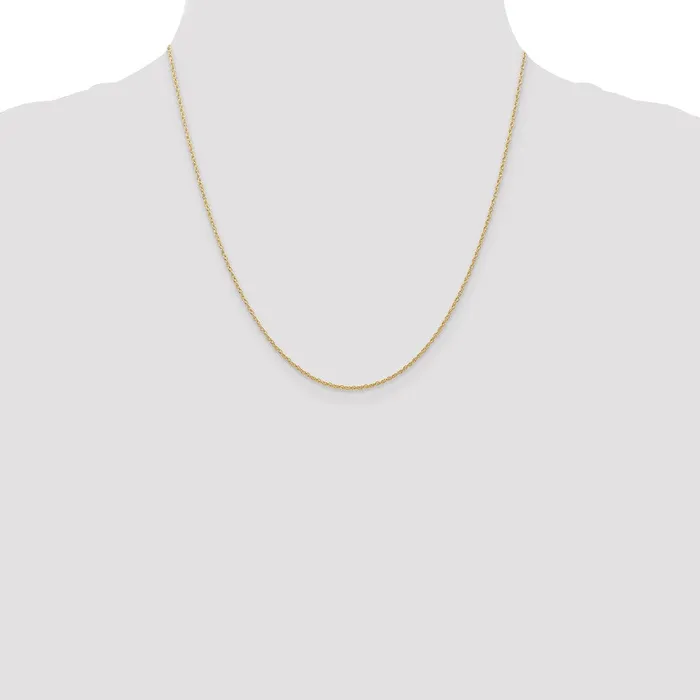 QGold Necklaces 14K Yellow Gold 20 inch Carded 7mm Cable Rope with Spring Ring Clasp Chain Necklace QGold Necklaces 14K Yellow Gold 20 inch Carded 7mm Cable Rope with Spring Ring Clasp Chain Necklace