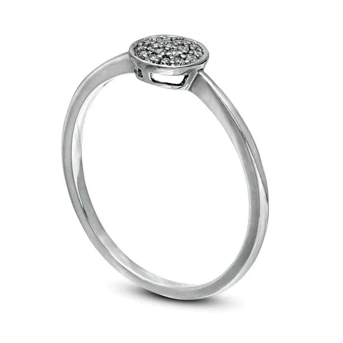 Rings 007 CT TW Composite Natural Diamond Promise Ring in Solid 10K White Gold Goldia Rings 007 CT TW Composite Natural Diamond Promise Ring in Solid 10K White Gold Goldia