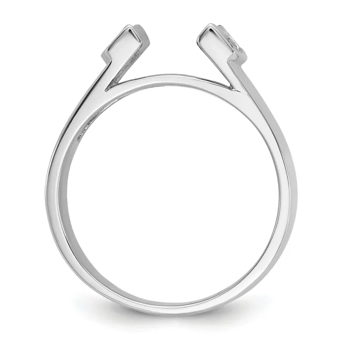 Rings 14k White Gold 14 Ct Lab Grown Diamond VSSI G Peg Set Engagement Ring Goldia
