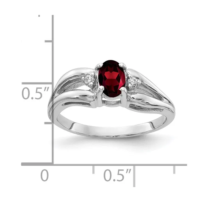 Rings 14k White Gold 6x4mm Oval Garnet Checker AAA Real Diamond ring goldiaca Rings 14k White Gold 6x4mm Oval Garnet Checker AAA Real Diamond ring goldiaca