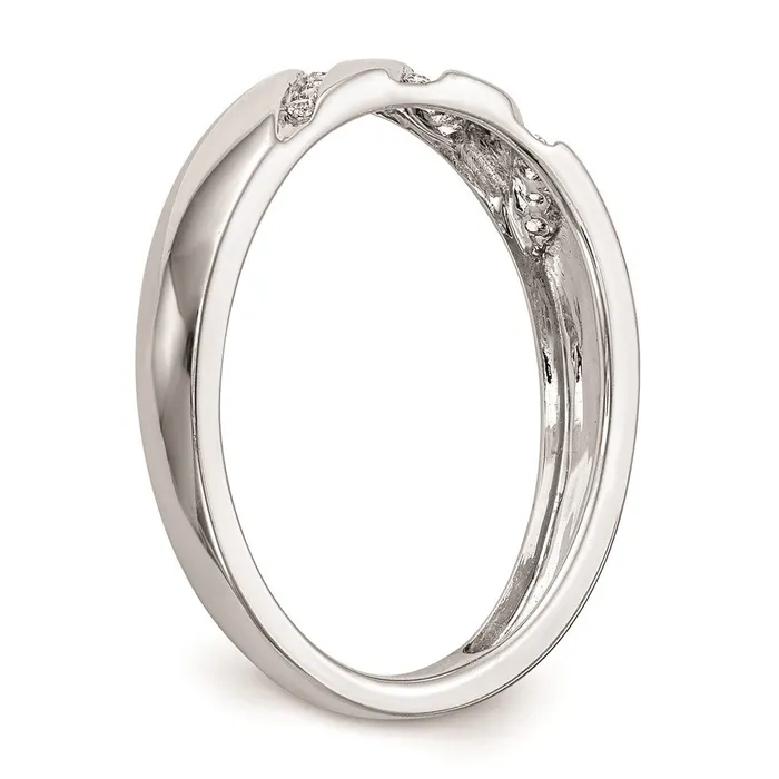 Rings 14K White Gold Complete Real Diamond Trio Ladies Wedding Band Goldiacom