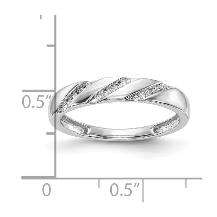 Rings 14K White Gold Complete Real Diamond Trio Ladies Wedding Band Goldiacom